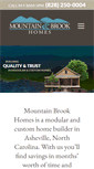 Mobile Screenshot of mountainbrookhomesinc.com